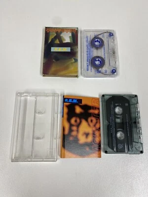 R.E.M. WHATS THE FREQUENCY KENNETH SINGLE + MONSTER ALBUM CASSETTE TAPE BUNDLE - Image 1 of 4