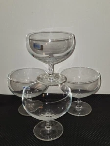 SCHOTT ZWIESEL BAMBOO GLASSES FOOTED DESSERT CRYSTAL GLASSWARE set/4 - Picture 1 of 6