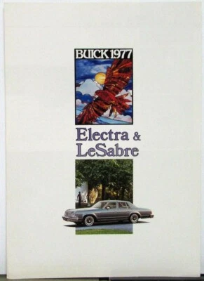 1977 Buick Electra LeSabre Japanese Text Sales Folder Brochure Original - Image 1 of 3