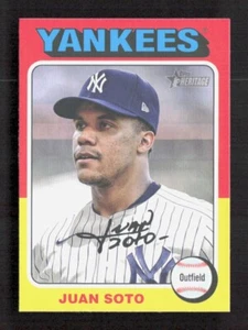 Juan Soto 2024 Topps Heritage Baseball Mini #143 - Yankees - Picture 1 of 2