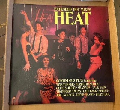 Heat Extended Hot Mixes Vinyl LP Record Various Artists TINA TURNER BILLY IDOL Foto 1 de 2