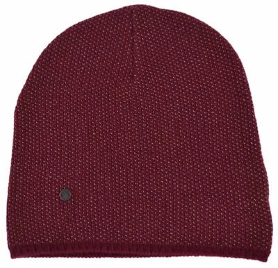 New Gucci 352350 Men's Burgundy Beige Wool Cashmere Beanie Ski Winter Hat SMALL - Image 1 of 4