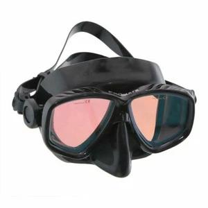 Rot oder gelb Farbe getönt korrigierend Tauchen Tauchen Schnorcheln Speerfischen Maske - Bild 1 von 4