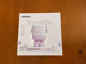 UGREEN 30W GaN Nexode RG Robot Design USB C Fast Charger For iPhone Purple - Picture 1 of 3