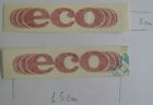 Pair Stickers Gilera Eco The 1981 AD880074