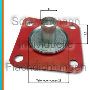 Membrana acelerador Solex PDSI, PDSIT Mercedes, BMW1502, 1602, 1802, 2002 - Imagen 1 de 2