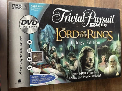 The Lord Of The Rings Trilogy Edition Trivial Pursuit DVD Game, NEW Open Box - Image 1 of 4