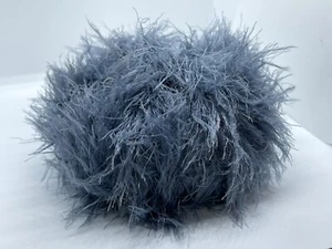 Techno Grey 78494 Ice Yarns Soft Light Nylon Eyelash Yarn 50gr 164yd - Picture 1 of 8