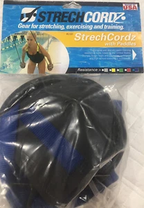 Nuevo StretchCordz TIERRA SECA Piscina Natación ENTRENAMIENTO Resistencia Con Paleta S101 Azul - Imagen 1 de 24