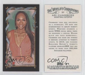 2023 Topps Allen & Ginter Mini Black Bordered Ari Chambers #207 Rookie RC