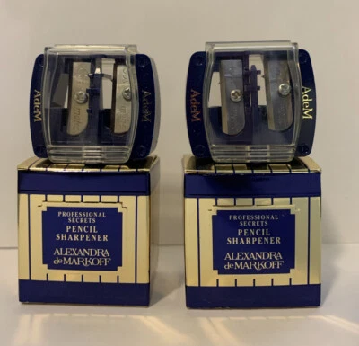 2 профессиональных ТОЧИЛКИ ДЛЯ КАРАНДАШЕЙ Alexandra De Markoff инструмент для макияжа - Изображение 1 из 4