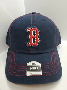 Boston Red Sox Fan Favorite Mütze Kappe blau Strapback Patch - neu - Bild 1 von 6