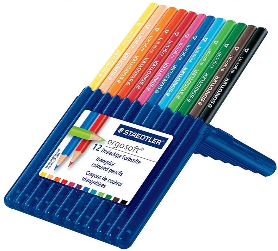 STAEDTLER Dreikant-Buntstift ergosoft, 12er Etui - Bild 1 von 1