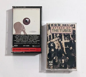 The Tubes Cassette Tapes - Attack Of The Tubes / Outside Inside - 80s Glam Rock - Foto 1 di 6