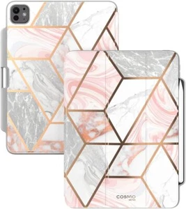 Funda i-Blason para iPad Pro 11 pulgadas con soporte para lápices TPU cubierta a prueba de golpes mármol - Imagen 1 de 8