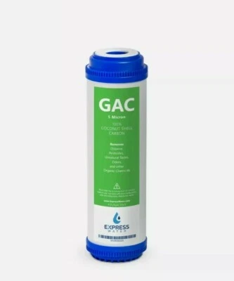 B11 Granular Activated Carbon Water Filter Replacement – 10 inch – 5 Micron GAC - Image 1 of 2