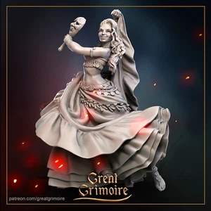 Dancer | Great Grimoire | RPG D&D Wargaming 3D Printed Mini - Picture 1 of 2