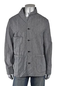 Ralph Lauren RRL Cotton Linen Navy Shipyard Jacket Blazer L New $590 - Picture 1 of 5