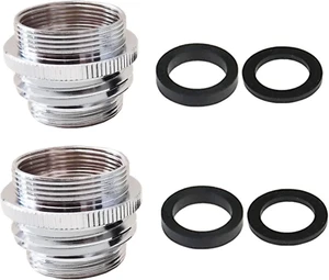 Garden Hose to Sink Faucet Adapter, 2 Pack Kitchen Sink Faucet Adapter Connect t - Picture 1 of 12