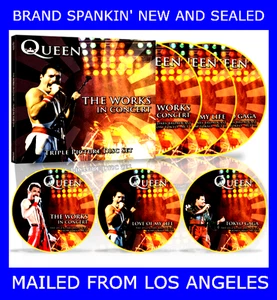 QUEEN  THE WORKS  IN CONCERT - 3 PICTURE DISCS - LIMITED EDITION -    NUMBERED - Picture 1 of 5