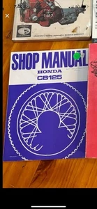 Shop Manual Honda CB 125 Motor Bike Repair Shop manual 1973 - Foto 1 di 10