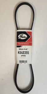 Gates Micro-V AT Serpentine Belt K040355 4PK903 NOS Auto V-Belt 36-1/8" 14mm - Picture 1 of 5