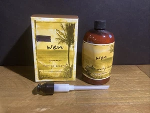 Wen Hair Cleansing Conditioner Summer Mango Coconut 16oz, New Open Box - Picture 1 of 6