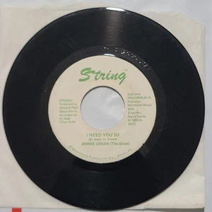 Jimmie Green The Shiek ~ Let Yourself Go/ I Need You So ~ Shoestring 45 Record - Picture 1 of 8