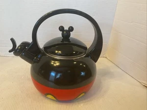 TETERA MICKEY MOUSE de los parques de Walt Disney negra y roja RETIRADA - Imagen 1 de 7