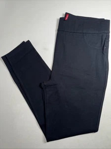 Spanx knöchellange Ponte Leggings Größe 1X Tall schwarz neu ohne Etikett - Bild 1 von 6