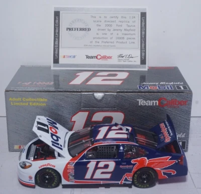 Vintage - Team Caliber -1/24 Diecast 2000 Ford Taurus- Jeremy Mayfield - Mobil 1 - Image 1 of 4
