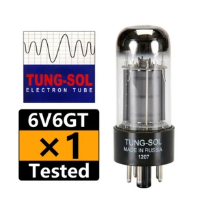 1 Stück Brandneu Tung-Sol 6V6GT Vakuumröhre Platte Stromgeprüft 6V6 Ventil Röhre - Bild 1 von 1