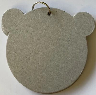 ÁLBUM DE AGLOMERADO CABEZA DE OSO (6”x5-1/2”)5 páginas•Crayola�Familia•Anillo de metal•Memoria•Lindo Foto 1 de 4