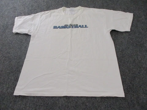 Butler Bulldogs Basketball Shirt Men's Extra Large White Gildan Short Sleeve* Cover