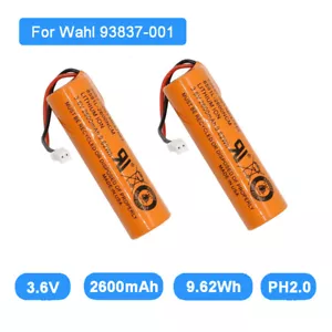 2 pz batteria 3,6 V 2600 per Wahl 93837-001 clip magica senza fili, designer, clipper - Foto 1 di 8