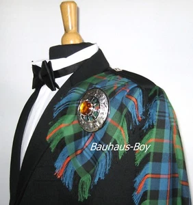 FLY PLAID TARTAN MURRAY OF ATHOLL ANCIENT KILT MADE IN SCOTLAND KILT-WEAR MENS - Picture 1 of 4