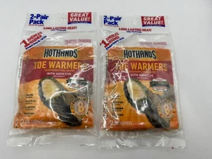 Hot Hands Toe Warmers - 2 Packs (4 Pairs) - Up To 8 Hours Of Heat - 03 / 2024 - Picture 1 of 3