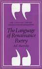 A C Partridge / language of Renaissance poetry Spenser Shakespeare Donne 1st ed