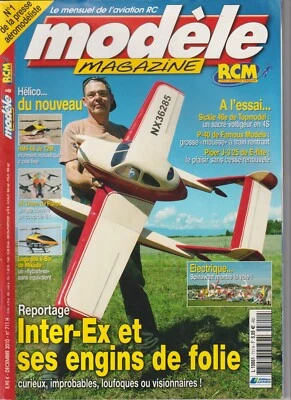 MODELE MAG N°711 PLAN : Tee / P-40 / SICKLE 46e / PIPER J-3 / LEGO 600/ AR.DROME - Image 1 of 2