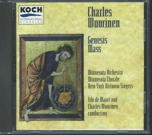 CD: CHARLES WUORINEN - Genesis, Mass, A Solis Ortu, Ave Christe, Edo de Waart - Picture 1 of 2