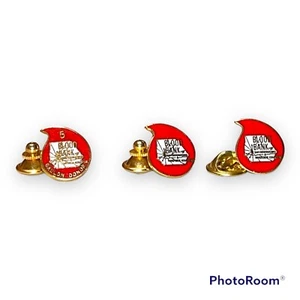 Blood Bank Donor Pinback Lot San Bernardino & Riverside Counties 5 Gallon 3 Pins - Picture 1 of 2