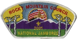 2001 Jamboree Rocky Mountain Council CO JSP white Bdr (AR809) - Foto 1 di 1