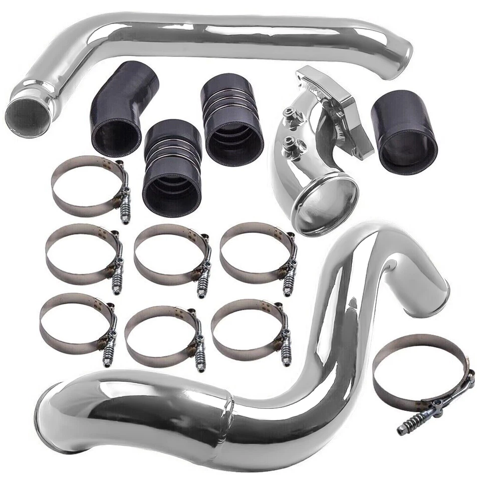 Turbo Intercooler Pipe Kit & Intake Elbow For 2003-07 Ford F250 6.0L Powerstroke - Image 1 of 4