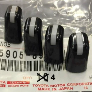 4pc AC Heater Control Knob Kit for Toyota 4Runner Pickup Land Cruiser Tacoma - Picture 1 of 4