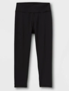 NWT Girls' Capri Leggings - All in Motion™ Black, XS (4/5) - Picture 1 of 4