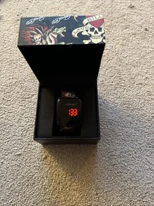 Lassige Ed Hardy Digital Tattoo Watch - VGC - Picture 1 of 11