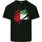 Torn UAE Flag Day Emirati Day Football Mens Cotton T-Shirt Tee Top
