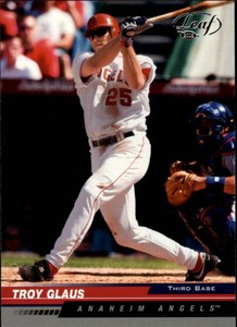 2005 Leaf Anaheim Angels Baseball Card #8 Troy Glaus