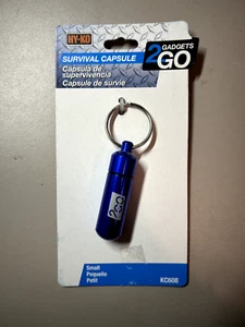 HY-KO Gadgets 2 Go Survival Capsule Small KC608 Blue - Picture 1 of 2