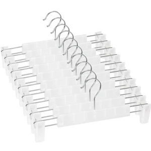 60 80 Pack Pants Hangers with Adjustable Non-Slip Clips Anti-Rust Hanging Hook - Picture 1 of 13